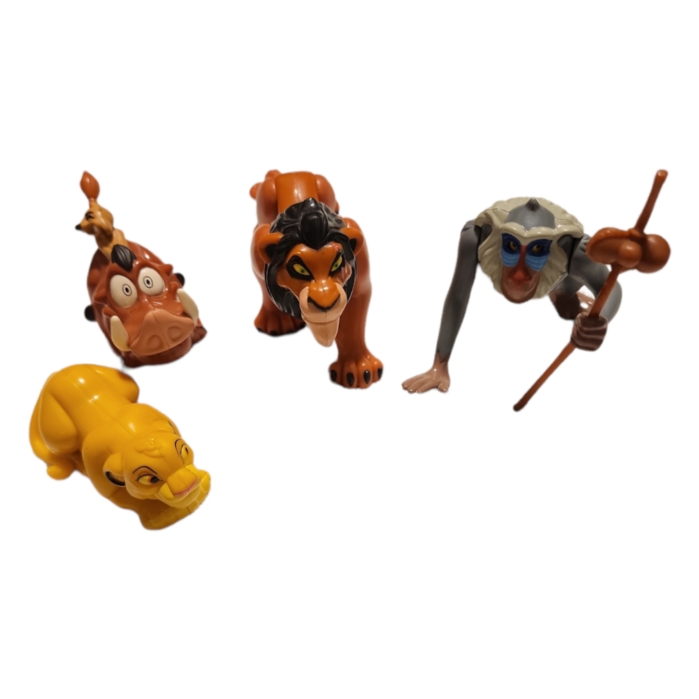 Disney The Lion King Vintage 90's Burger King Toys (lot of 4)